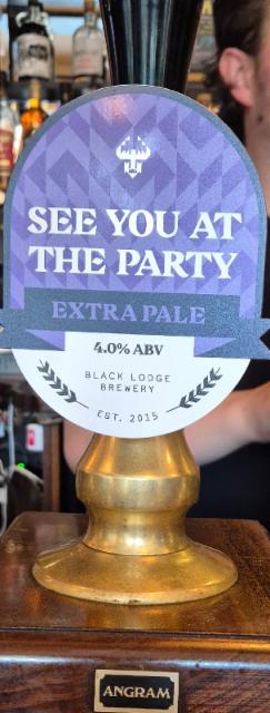 See you at the Party 4.0%, Black Lodge Brewing, England