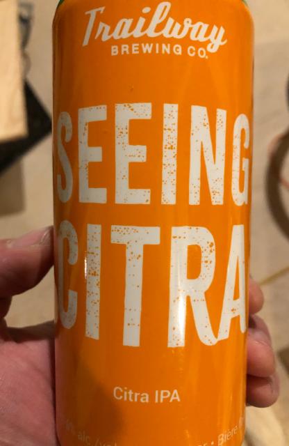 Seeing citra 6.0%, TrailWay Brewing Co, Canada