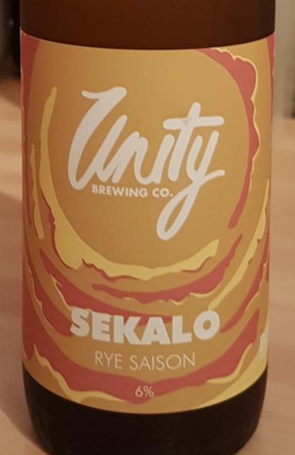 Sekalo Rye Saison 6.0%, Unity Brewing Co, England