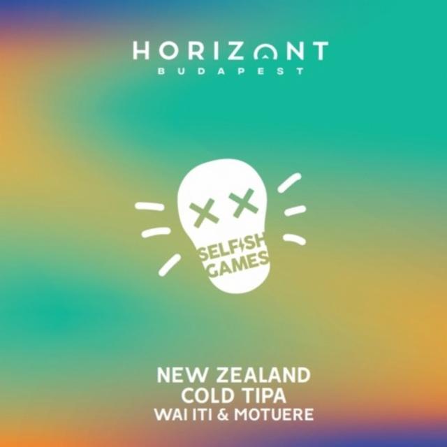 Selfish Games - New Zealand Cold TIPA 10.0%, Horizont Brewing, Hungary