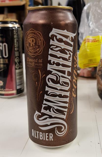 Semigallia Coast Altbier 5.4%, Rinkuškiai, Lithuania