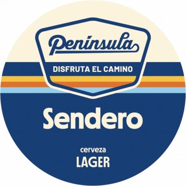 Sendero Lager 4.6%, Cervecera Península, Spain