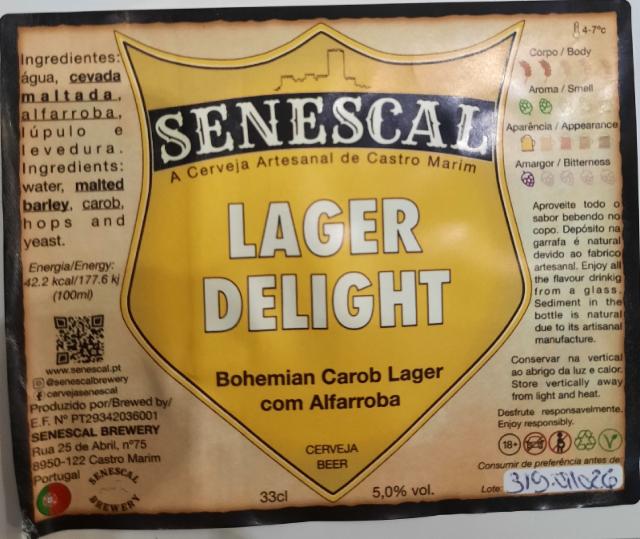 senescal lager delight 5.0%, Senescal, Portugal