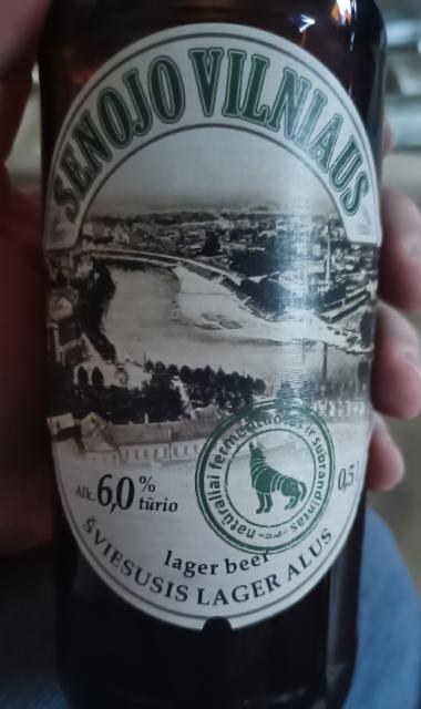 Senojo Vilniaus 6.0%, Vilniaus Alus, Lithuania