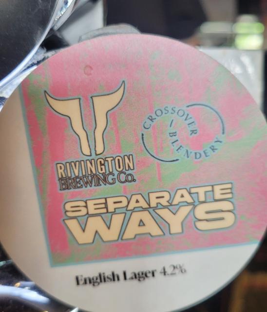 Separate Ways 4.2%, Rivington Brewing Co., England