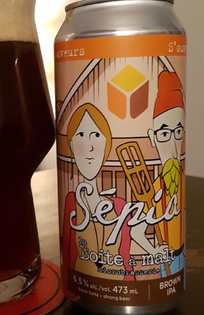 Sépia 6.5%, La Boite À Malt Microbrasserie, Canada