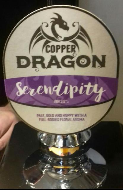 Serendipity 3.6%, Copper Dragon Brewery, England