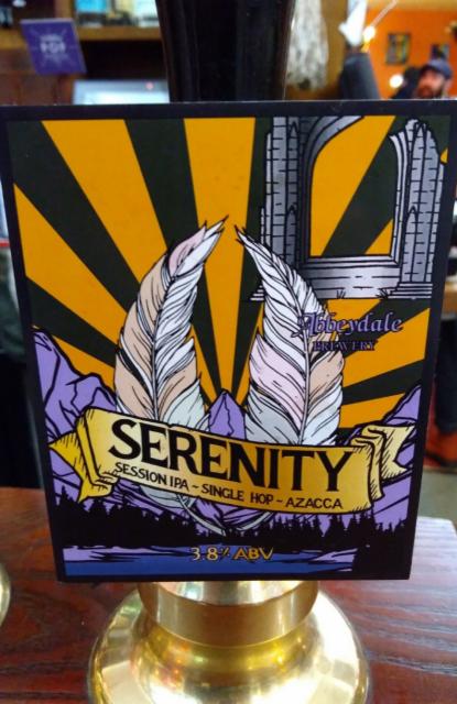 Serenity : Session IPA - Single Hop - Azacca 3.8%, Abbeydale Brewery, England
