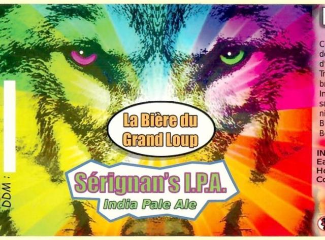Sérignan's IPA 5.5%, La Bière Du Grand Loup (Kris Audié), France