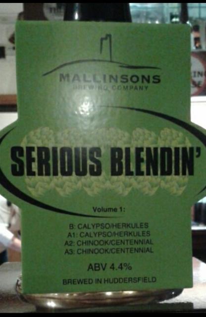Serious Blendin' Volume 1: 4.4%, Mallinsons Brewing Company, England