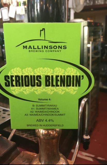 Serious Blendin' Volume 4 4.4%, Mallinsons Brewing Company, England