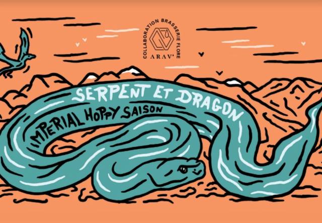 Serpent Et Dragon 8.0%, Arav' Craft Brewery, France
