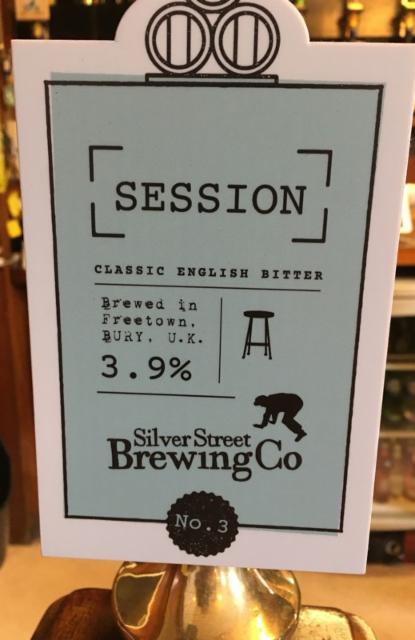 Silver Street Session 3.9%, Silver Street Brewing Co, England