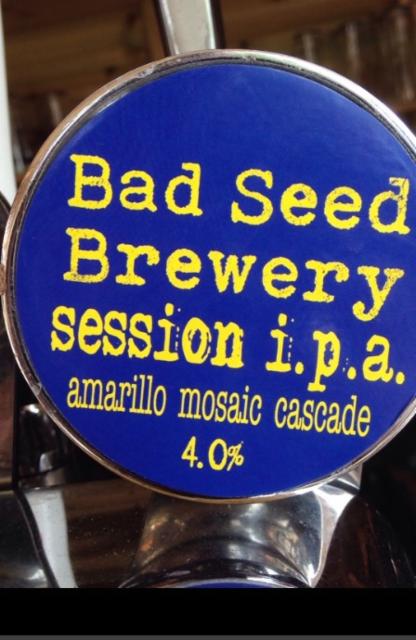 Session I.P.A. Amarillo Mosaic Cascade 4.5%, Bad Seed Brewery, England