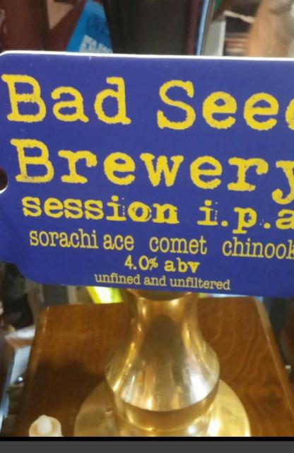 Session I.P.A. Sorachi Ace Comet Chinook 4.0%, Bad Seed Brewery, England