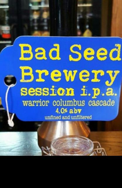 Session I.P.A. Warrior Columbus Cascade 4.0%, Bad Seed Brewery, England