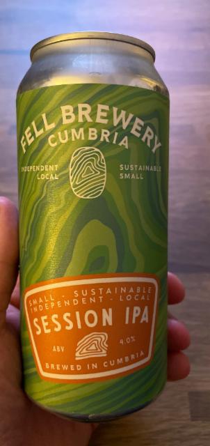 Session IPA (Centennial, Citra, Ekuanot) 4.0%, Fell Brewery, England