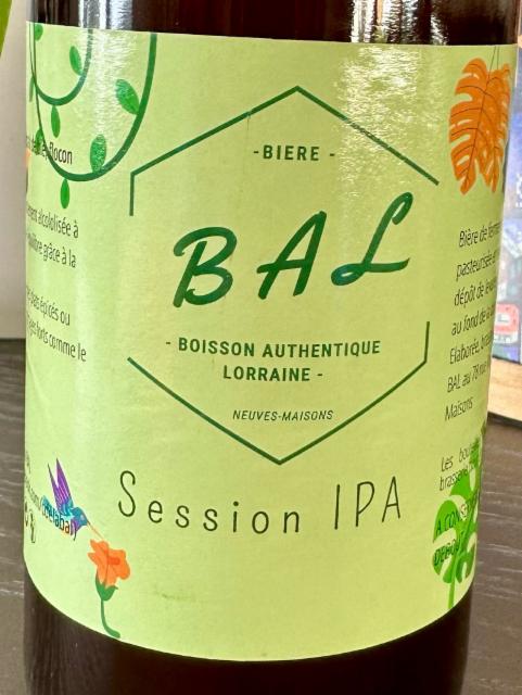 Session IPA 3.7%, BAL Boisson Authentique Lorraine, France