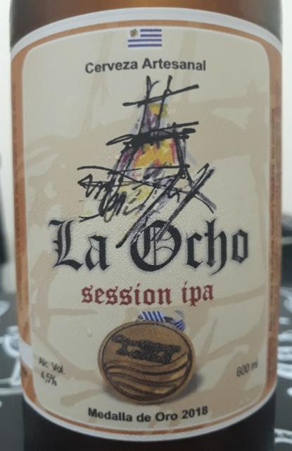 Session IPA (Medalla de oro 2018) 4.5%, La Ocho, Uruguay