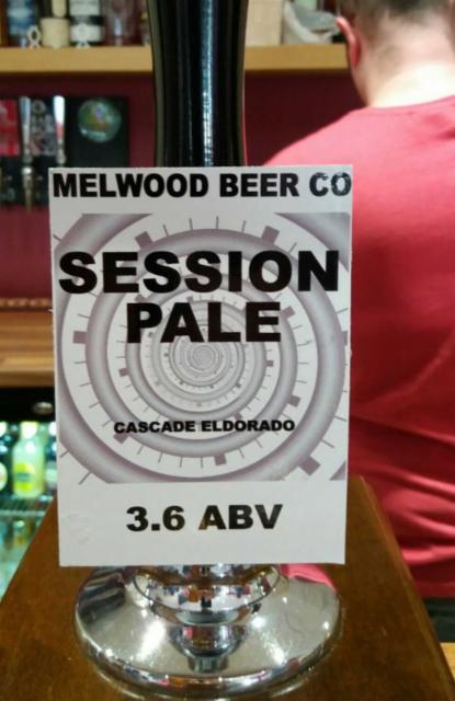 Session Pale - Cascade Eldorado 3.6%, Melwood Beer Company, England