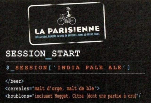 Session Start 4.5%, Brasserie La Parisienne, France