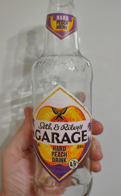 Seth & Riley's Garage hard peach drink 4.6%, Baltika Brewery / Пивоваренная компания Балтика, Russia