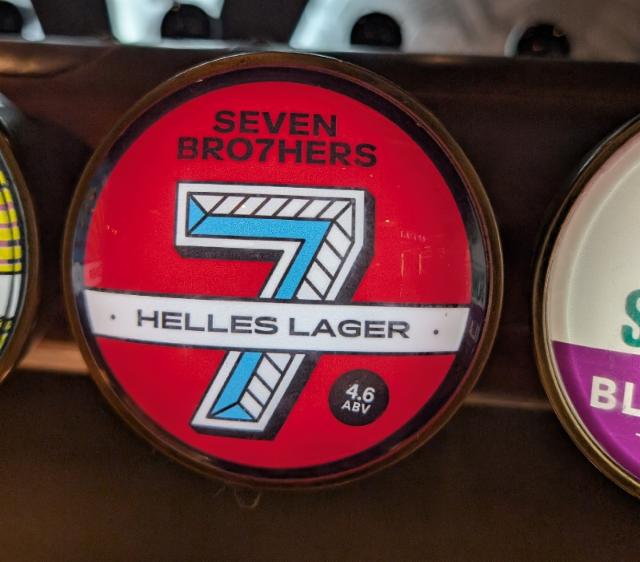 seven brothers helles 4.5%, Seven Bro7hers Brewing Co., England