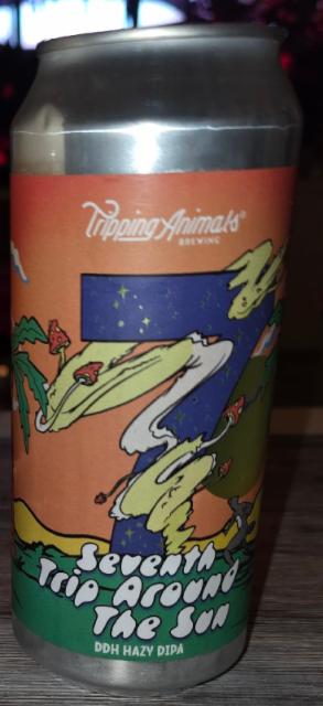 seventh trip around the sun 7.0%, Tripping Animals Brewing Co., United States
