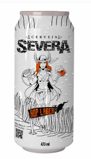 Severa Hop Lager 4.8%, Cervejaria Severa (Sinopense) Ltda, Brazil