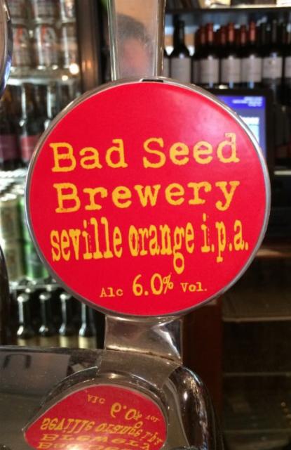 Seville Orange I.P.A. 6.0%, Bad Seed Brewery, England