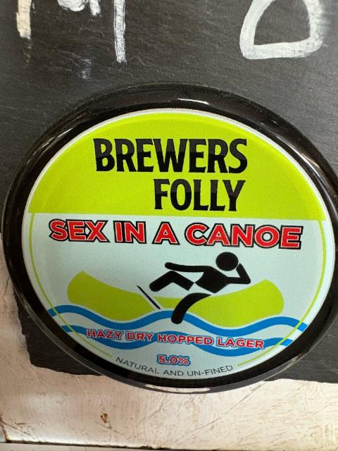 Sex In A Canoe, Brewers Folly Brewery