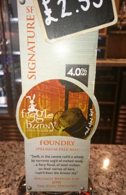 SF Signature - Foundry 4.0%, Fuggle Bunny Brew House, England