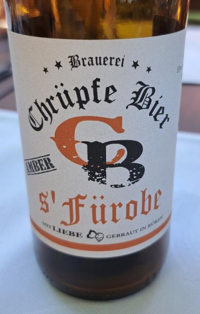 s'Fürobe, Chrüpfe Bier