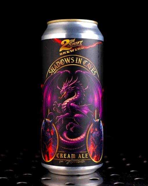Shadows in Caves 4.8%, 2nd Shift Brewing, United States