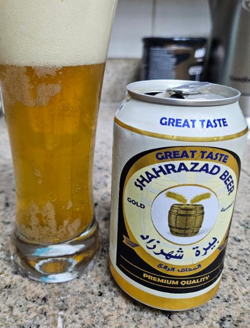 shahrazad gold 5.0%, Shahrazad beer, Iraq