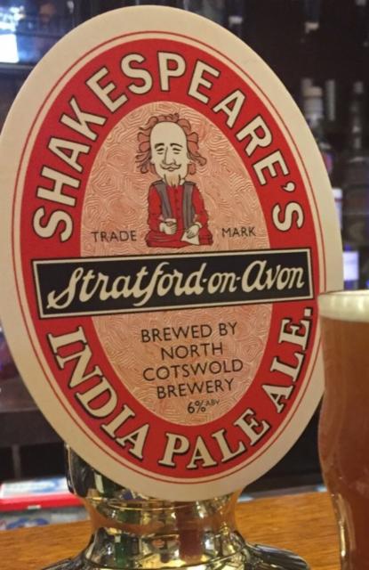 Shakespeare's India Pale Ale 6.0%, North Cotswold Brewery Limited, England