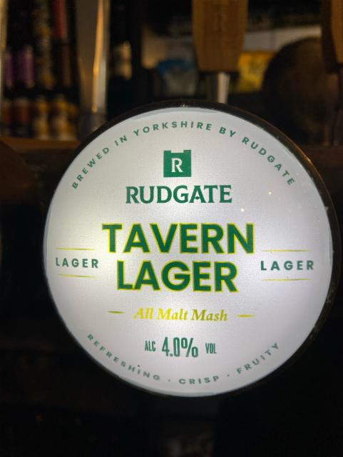 Shambles Tavern Lager 4.7%, Rudgate Brewery, England
