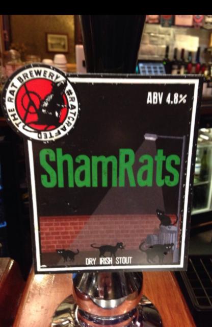 ShamRats 4.8%, The Rat Brewery, England