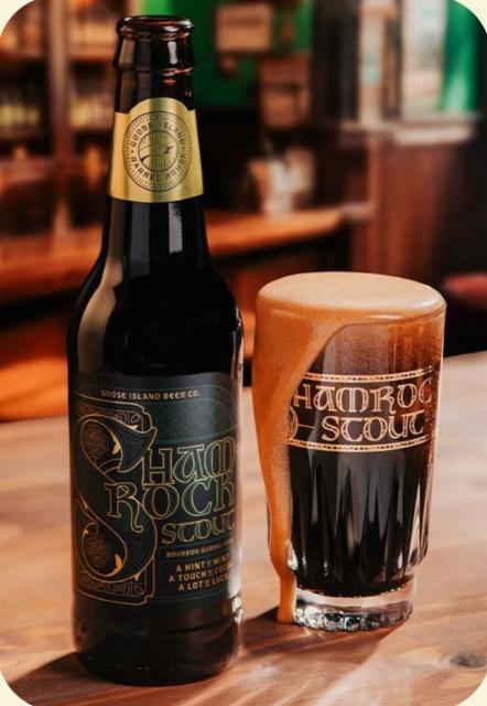 shamrock stout 14.3%, Goose Island Beer Company (AB-InBev), United States