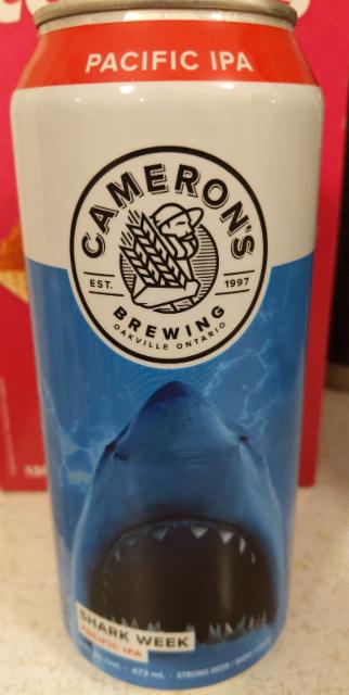 Shark Week Pacific IPA 6.1%, Cameron's Brewing Company, Canada