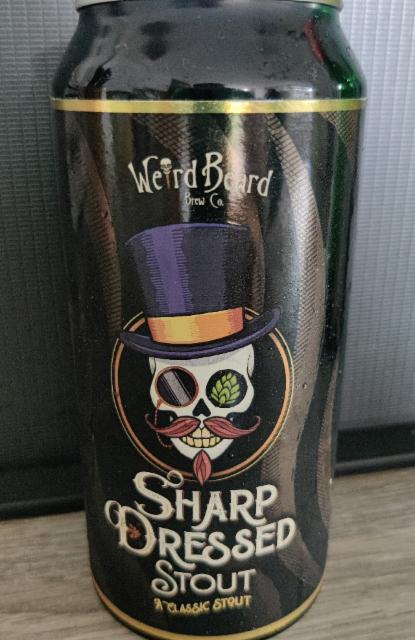 Sharp Dressed Stout 6.0%, Weird Beard Brew Co., England