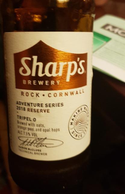 Sharp's Adventure Series 2018 Reserve 7.5%, Sharp's Brewery, England