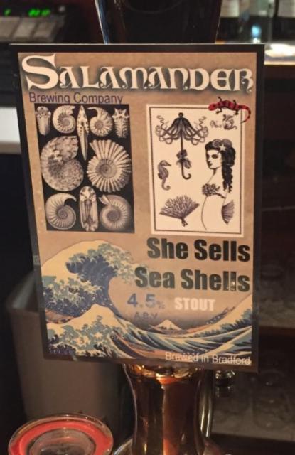 She Sells Sea Shells 4.5%, Salamander Brewing Company, England