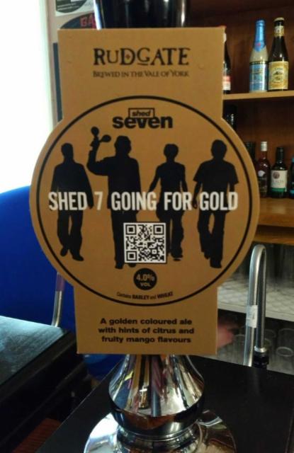 Shed Seven - Going For Gold 4.0%, Rudgate Brewery, England