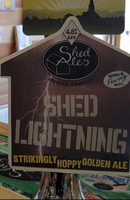 Shed Lightning 4.6%, Shed Ales, England