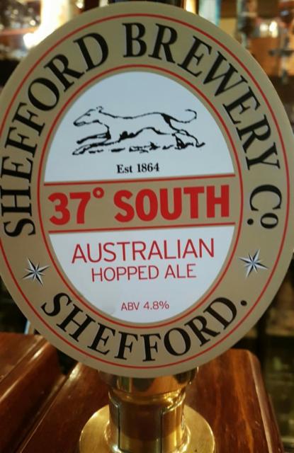 Shefford 37 Degrees South 4.8%, B&T Brewery Ltd. Shefford Ales, England