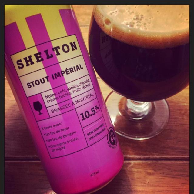 Shelton Stout Impérial 10.5%, Bièrerie Shelton, Canada