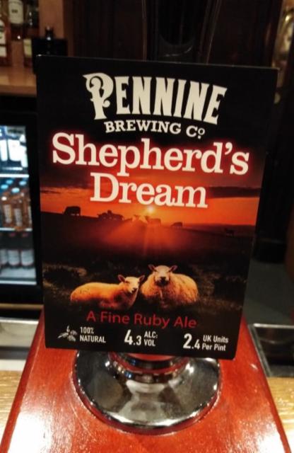 Shepherd's Dream 4.3%, Pennine Brewing Co., England