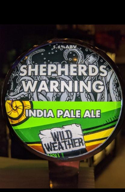 Shepherds Warning 5.6%, Wild Weather Ales, England