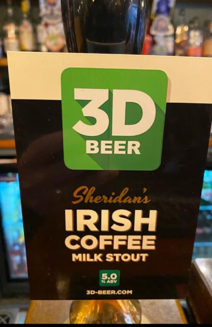 Sheridan's Irish Coffee Milk Stout 5.0%, 3D Beer, England